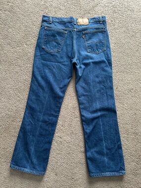 Vintage Levis Mens 517 Orange Tab Jeans 38x30